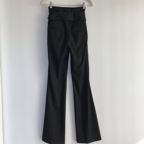 ARMANI EXCHANGE | HIGH RISE FLARED DRESS PANTS - Picture 4 of 6